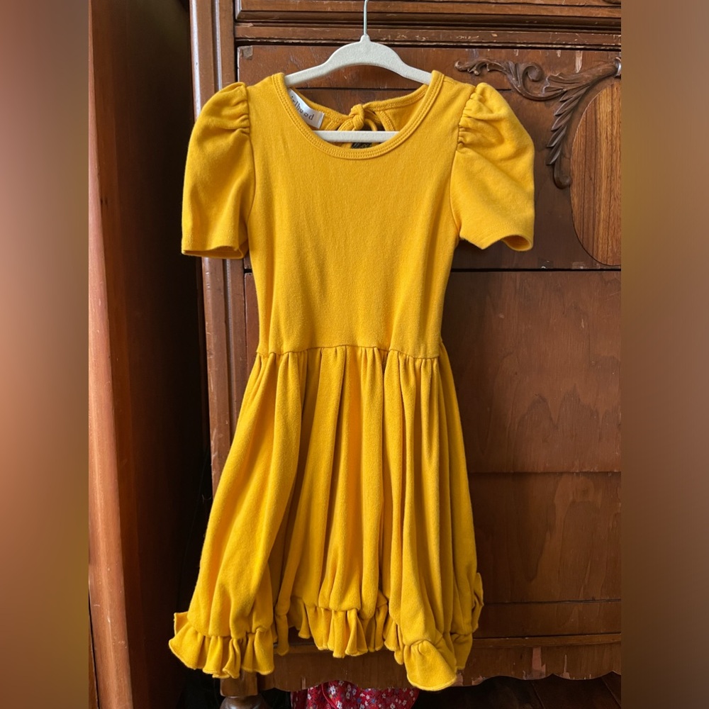 Yellow Twirl Dress